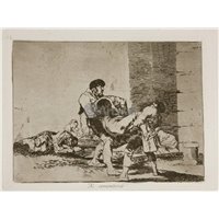 Портреты картины репродукции на заказ - Бедствия войны - Лист 56. На кладбище