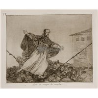 Портреты картины репродукции на заказ - Бедствия войны - Лист 77. Надо надеяться, канат оборвётся