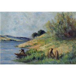 Берег Сены - Модульная картины, Репродукции, Декоративные панно, Декор стен
