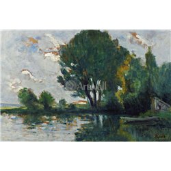 Берег Сены - Модульная картины, Репродукции, Декоративные панно, Декор стен