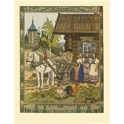 Билибин Иван, Перышко Финиста Ясна Сокола - Модульная картины, Репродукции, Декоративные панно, Декор стен