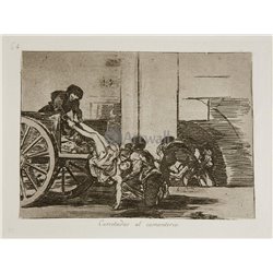Бедствия войны - Лист 64. Нагружают кладбищенскую телегу - Модульная картины, Репродукции, Декоративные панно, Декор стен