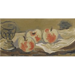 Бокал, яблоки - Модульная картины, Репродукции, Декоративные панно, Декор стен