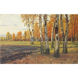 Березы на опушке - Модульная картины, Репродукции, Декоративные панно, Декор стен