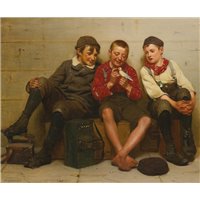 Портреты картины репродукции на заказ - Браун Джон «Большая находка»