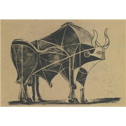 Бык - Модульная картины, Репродукции, Декоративные панно, Декор стен