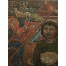 Картина на холсте по фото Модульные картины Печать портретов на холсте В курятнике