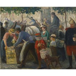 Бульвар - Модульная картины, Репродукции, Декоративные панно, Декор стен