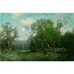Весенний пейзаж - Модульная картины, Репродукции, Декоративные панно, Декор стен