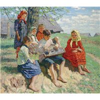 Портреты картины репродукции на заказ - Весенний концерт