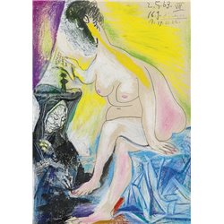 Вирсавия (по Рембрандту) - Модульная картины, Репродукции, Декоративные панно, Декор стен