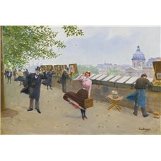 Картина на холсте по фото Модульные картины Печать портретов на холсте Ветер на Сене