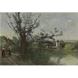 Ветейль, берег Сены - Модульная картины, Репродукции, Декоративные панно, Декор стен