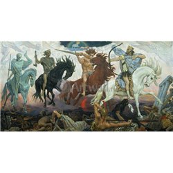 Воины Апокалипсиса - Модульная картины, Репродукции, Декоративные панно, Декор стен
