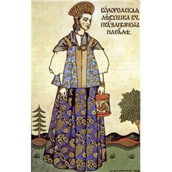 Вологодская девушка - Модульная картины, Репродукции, Декоративные панно, Декор стен