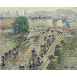 Вороний мост в Руане - Модульная картины, Репродукции, Декоративные панно, Декор стен