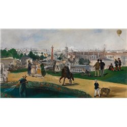 Всемирная выставка в Париже в 1867г - Модульная картины, Репродукции, Декоративные панно, Декор стен