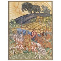 Портреты картины репродукции на заказ - Вольга и Микула