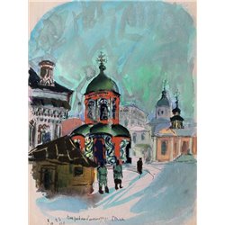 Высоко-Петровский монастырь - Модульная картины, Репродукции, Декоративные панно, Декор стен