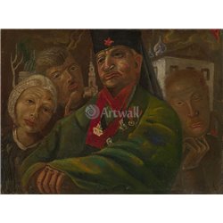 Генерал красной армии - Модульная картины, Репродукции, Декоративные панно, Декор стен