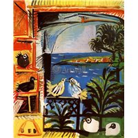 Портреты картины репродукции на заказ - Голуби