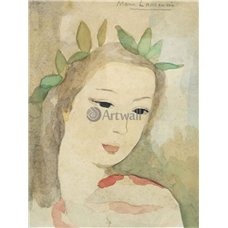 Картина на холсте по фото Модульные картины Печать портретов на холсте Девушка в лавровом венке