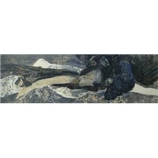 Картина на холсте по фото Модульные картины Печать портретов на холсте Демон летящий