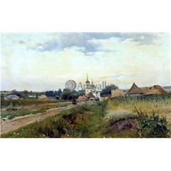 Деревенская церковь - Модульная картины, Репродукции, Декоративные панно, Декор стен