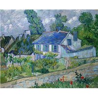 Портреты картины репродукции на заказ - Дома в Овере, 1890