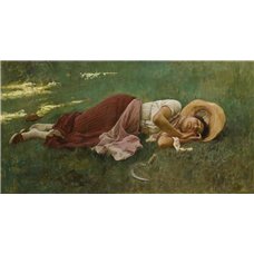 Картина на холсте по фото Модульные картины Печать портретов на холсте Дувенек Фрэнк «Сиеста»