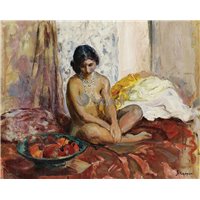 Портреты картины репродукции на заказ - Египтянка с фруктами
