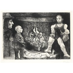 Его работа и его публика - Модульная картины, Репродукции, Декоративные панно, Декор стен
