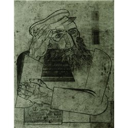 Еврей в фуражке - Модульная картины, Репродукции, Декоративные панно, Декор стен