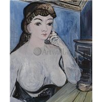 Портреты картины репродукции на заказ - Женщина и лампа