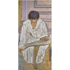 Картина на холсте по фото Модульные картины Печать портретов на холсте Женщина за туалетом