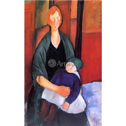 Женщина с ребенком - Модульная картины, Репродукции, Декоративные панно, Декор стен