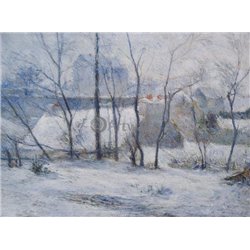 Зимний пейзаж - Модульная картины, Репродукции, Декоративные панно, Декор стен