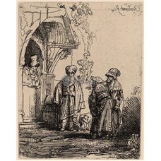 Картина на холсте по фото Модульные картины Печать портретов на холсте Иаков и Лаван