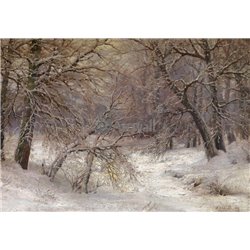 Зимний лес - Модульная картины, Репродукции, Декоративные панно, Декор стен