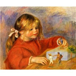 Играющий Клод Ренуар - Модульная картины, Репродукции, Декоративные панно, Декор стен