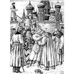 Иллюстрация к Песне о купце Калашникове - Модульная картины, Репродукции, Декоративные панно, Декор стен