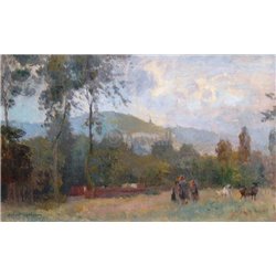 Иль Лакруа, лето в Руане - Модульная картины, Репродукции, Декоративные панно, Декор стен