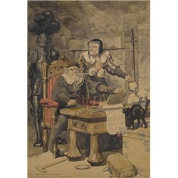Иллюстрация к Страстям - Алчность - Модульная картины, Репродукции, Декоративные панно, Декор стен
