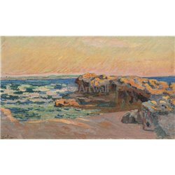 Камень в Сен-Пале - Модульная картины, Репродукции, Декоративные панно, Декор стен