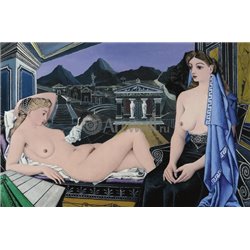 Кариатиды - Модульная картины, Репродукции, Декоративные панно, Декор стен
