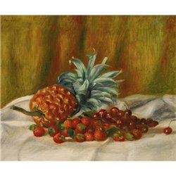 Клубника, вишни и ананас - Модульная картины, Репродукции, Декоративные панно, Декор стен