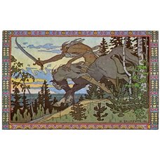 Картина на холсте по фото Модульные картины Печать портретов на холсте Кащей Бессмертный Иллюстрация к сказке Марья Моревна