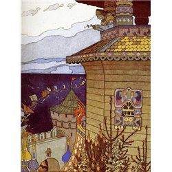 Княгиня на теремной башне - Модульная картины, Репродукции, Декоративные панно, Декор стен