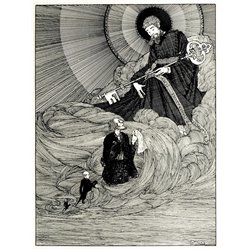 Иллюстрация к сборнику стихов Года весной, Скрипач из Дуни - Модульная картины, Репродукции, Декоративные панно, Декор стен