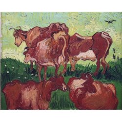 Коровы - Модульная картины, Репродукции, Декоративные панно, Декор стен